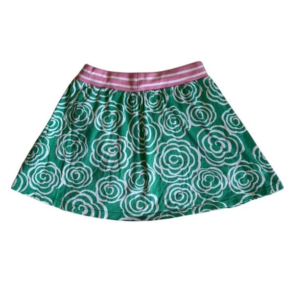Mini Boden Girls Green & Pink Floral Print Skort Size 9-10Y - Picture 4 of 7